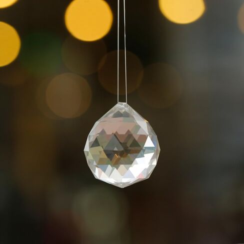 Neewer 1.75 inch / 40mm Clear Crystal Ball Prism Pendant Suncatcher for Feng Shui/Divination or Wedding/Home/Office Decoration(10-Pack) in Saudi Arabia