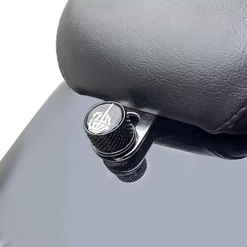 Stainless Seat Bolt Screw Bolt Kit, 1/4-20 Thread Motorcycle Seat Bolt and Nut Kit for Harley Davidson 1996-2024, Black in Saudi Arabia