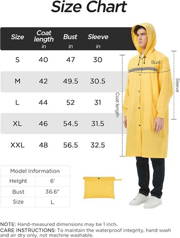 Mens Long Safety Rain Coats with Air Vents Reflective Stripes Waterproof Packable Rain Jacket with Hood Lightweight in Saudi Arabia