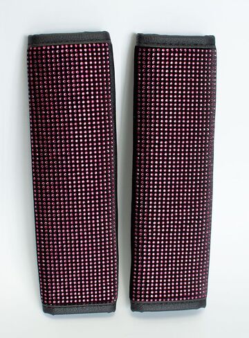Black Bling Auto Center Console Pad Crystal Car Armrest Box Cover Protector Universal Fit Car Decor Accessories for Women in Saudi Arabia