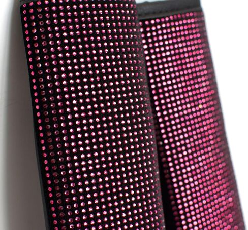 Black Bling Auto Center Console Pad Crystal Car Armrest Box Cover Protector Universal Fit Car Decor Accessories for Women in Saudi Arabia