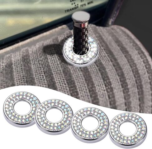 Bling Car Interior Accessories Car Bling Accessories for Women Rhinestone Car Interior Accessories Bling Inner Car Door Lock Bling Car Accessories for women for C Class Accessories in Saudi Arabia
