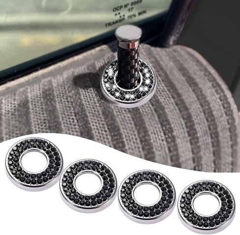 Bling Car Interior Accessories Car Bling Accessories for Women Rhinestone Car Interior Accessories Bling Inner Car Door Lock Bling Car Accessories for women for C Class Accessories in Saudi Arabia
