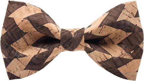 Men's Wollow Wooden Bow Tie With Bits Of Wood in Saudi Arabia