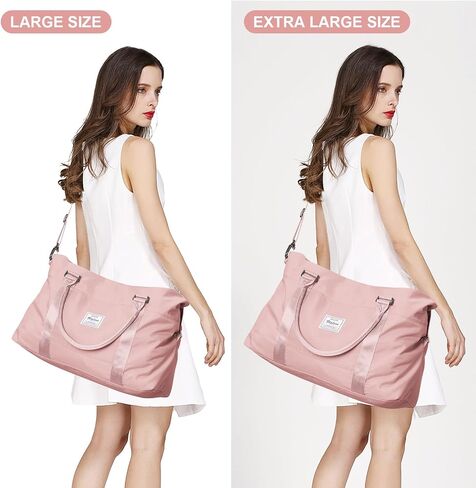 Travel Duffel Bag,Sports Tote Gym Bag,Shoulder Weekender Overnight Bag for Women in Saudi Arabia
