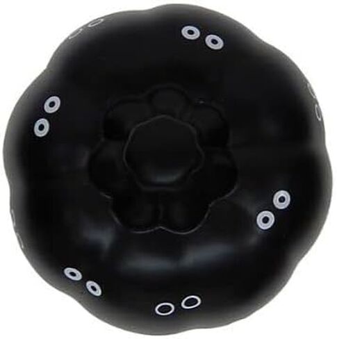 Black Pumpkin with Spooky Eyes - Glossy Ceramic Pumpkins for Fall Tabletop Autumn Pumpkin Decorations 5 Inch in Saudi Arabia