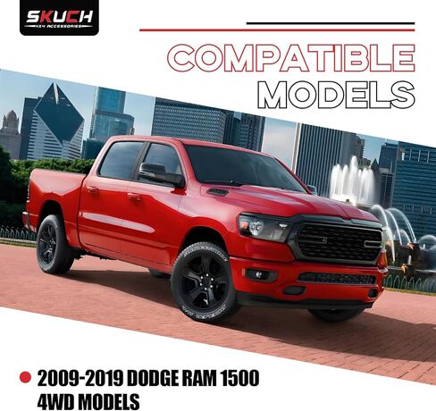 ذراع التحكم العلوي الأمامي لـ 2009-2018 Ram 1500 4WD، 2019-2024 Ram 1500 Classic 4WD، ذراع التحكم في بطانات الرفع PU مع وصلة كروية (قطعتان) in Saudi Arabia
