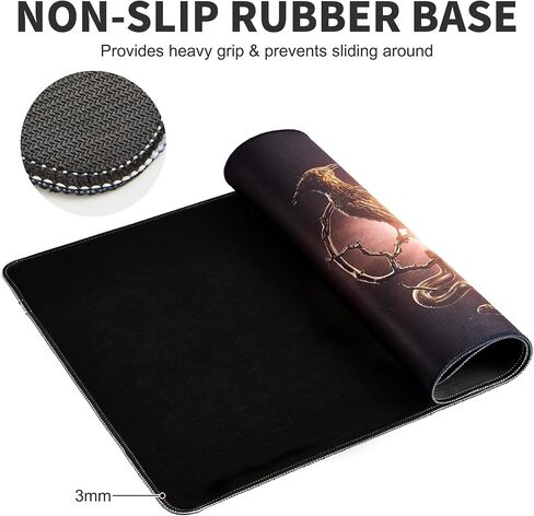 Anime Mouse Pad, XL Gaming Mousepad, 31.5''×15.7'' Keyboard Mouse Pad Waterproof and Anti-Skid for Office Desk Decor in Saudi Arabia