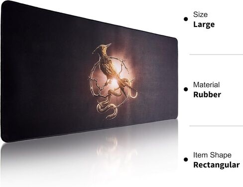 Anime Mouse Pad, XL Gaming Mousepad, 31.5''×15.7'' Keyboard Mouse Pad Waterproof and Anti-Skid for Office Desk Decor in Saudi Arabia