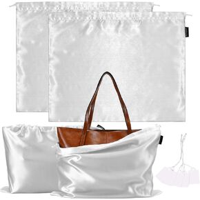 FEICHANGHAO 12 حزمة أكياس الغبار لحقائب اليد تخزين حقيبة ملابس حريرية مع الرباط حقيبة تخزين السفر لحقيبة اليد محفظة الأحذية الأحذية in Kuwait