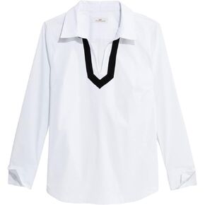 vineyard vines Women's Velvet Trim Popover