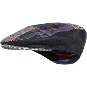 Ted & Jack - Tweed Patchwork Newsboy Driving Cap with Quilted Lining