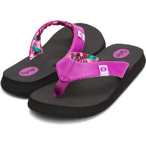 Floopi Flip Flops for Women Flat Yoga Mat Thong Womens Sandals Ladies Beach Sandals with Indoor & Outdoor Anti Skid Soles