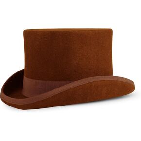 قبعة علوية من الصوف واللباد من بونتشوال جود، قبعة تنكرية طويلة بتصميم فيكتوري بطول 5 انش، هدايا للرجال لحفلات الرقص والكريسماس in Kuwait