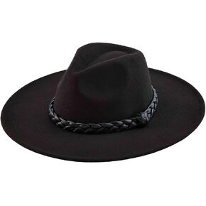 Mud Pie Women's Braided Fedora