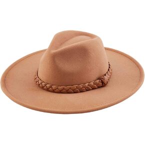 Mud Pie Women's Braided Fedora
