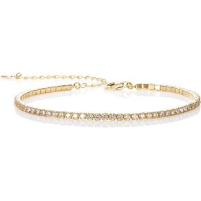 namana 925 Sterling Silver Tennis Bracelets for Women and Teenage Girls, Dainty Tennis Bracelet for Women set with Cubic Zirconia Stones, Dainty Sterling Silver Jewelry Gifts for Women