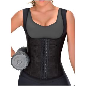 M&D 0555 Gym Compression Trainer Girdle Shirt for Women | Fajas Colombianas