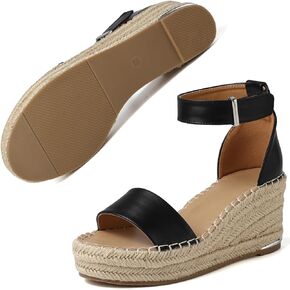 ziitop Espadrille Wedge Sandals for Women
