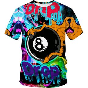 Men's Graffiti Hip Hop Novelty 3D Print T-Shirt