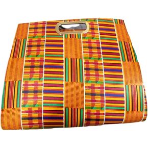 Shophaven Kente Handbag 2, African Purse, Kente Bag, Ankara Handbag, African Print Accessory in Kuwait