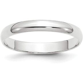14KW 3mm LTW Half Round Band Size 4-