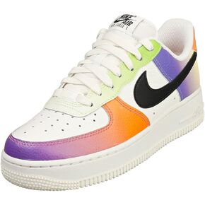 Nike Air Force 1 Low Womens '07 Multicolor Tie Dye Size 6.5, Summit White/Black