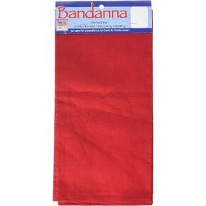 Carolina B22SOL-199 Hav, A, Hank Solid Bandanna, 22-Inch by 22-Inch, Red
