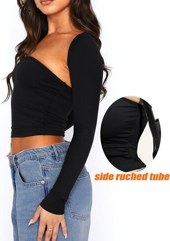 مجموعة قطعتين من قطعتين من قطعتين من قطعتين من قطع علوية نسائية بوليرو ذات أكمام طويلة للخروج in Kuwait