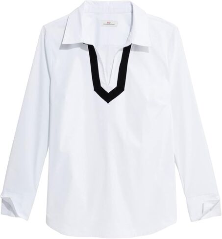 vineyard vines Women's Velvet Trim Popover in Saudi Arabia