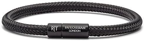 Men's Copper Wire Black Soho Bracelet, Large in Kuwait