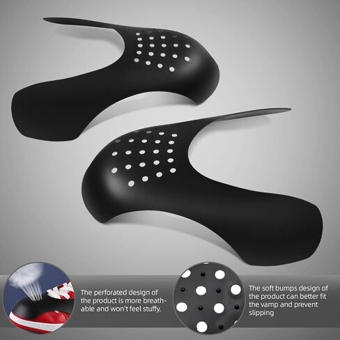 ZCKWENDA 8 Pairs Anti-Wrinkle Shoes Crease Protector Toe,Shoe Toe Crease Protector for Sneaker in Kuwait