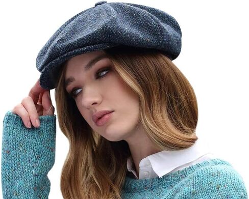 Hanna Hats Men's Donegal Tweed 8 Piece Cap Newsboy Cap in Saudi Arabia