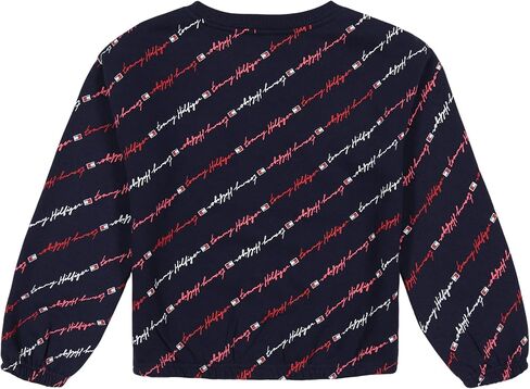Tommy Hilfiger Girls' Fleece Pullover Crewneck Sweatshirt in Saudi Arabia
