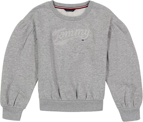 Tommy Hilfiger Girls' Fleece Pullover Crewneck Sweatshirt in Saudi Arabia