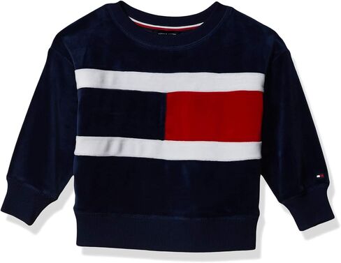 Tommy Hilfiger Girls' Fleece Pullover Crewneck Sweatshirt in Saudi Arabia