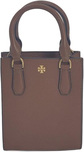 Tory Burch 138274 Blake Cortado Light Brown/Pink Moon With Gold Hardware Women's Mini Shopper Top Handle Bag in Saudi Arabia