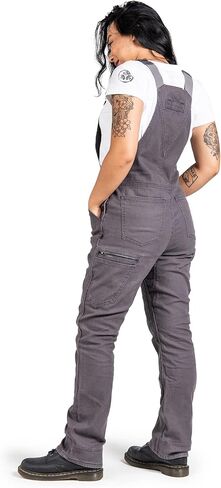Dovetail Workwear Freshley Overalls for Women, 13 Pockets, Grey Canvas, SIZE 0x30 in Saudi Arabia