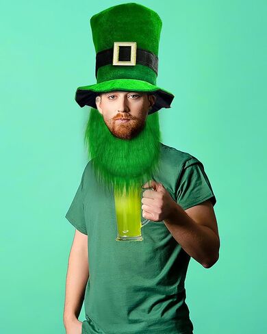 مجموعة إكسسوارات زي عيد القديس باتريك من QLINLEAF لحفلات الرقص الأيرلندية للهالوين in Kuwait