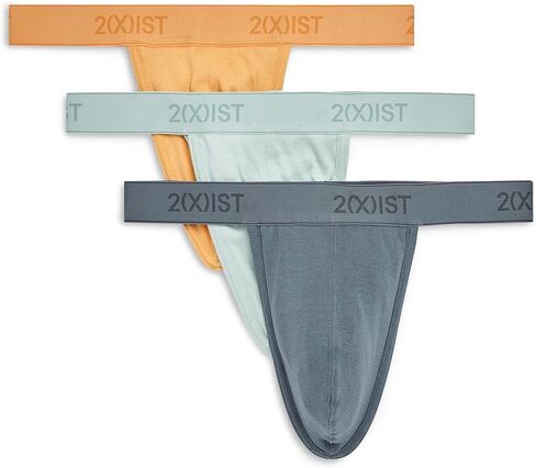 2(X)IST ملابس داخلية للرجال من القطن الأساسي على شكل حرف Y بظهر على شكل حرف Y مكونة من 3 قطع in Kuwait