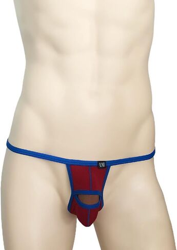 Faringoto Men's Ice Silk Open Thong U Convex Men's Small Underpants T Pants in Saudi Arabia