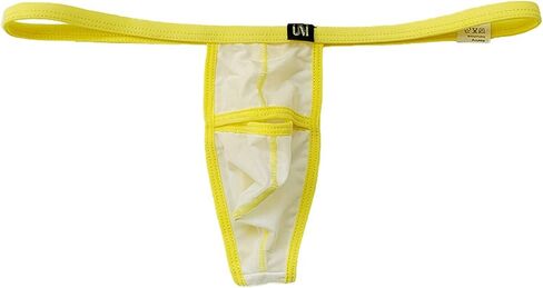 Faringoto Men's Ice Silk Open Thong U Convex Men's Small Underpants T Pants in Saudi Arabia