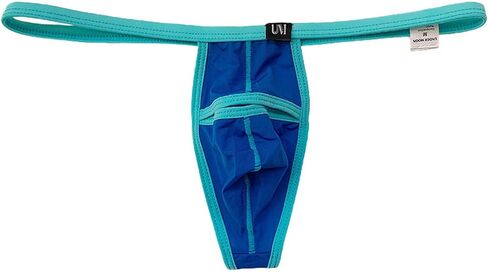 Faringoto Men's Ice Silk Open Thong U Convex Men's Small Underpants T Pants in Saudi Arabia