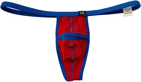 Faringoto Men's Ice Silk Open Thong U Convex Men's Small Underpants T Pants in Saudi Arabia