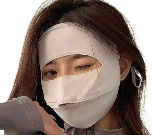 Face UV Face Covering UPF 50+ Women Sun Protection Face Mask Washable Reusable for Running Outdoors in Saudi Arabia