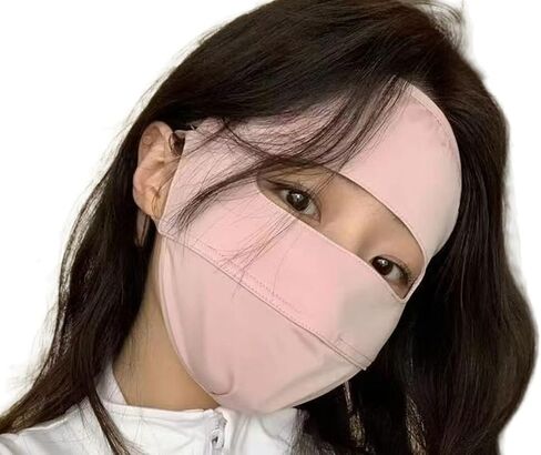 Face UV Face Covering UPF 50+ Women Sun Protection Face Mask Washable Reusable for Running Outdoors in Saudi Arabia