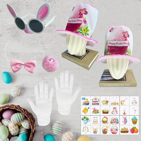 11 قطعة من إكسسوارات أزياء عيد الفصح، زي الأرنب، إكسسوارات حفلات عيد الفصح للنساء in Kuwait