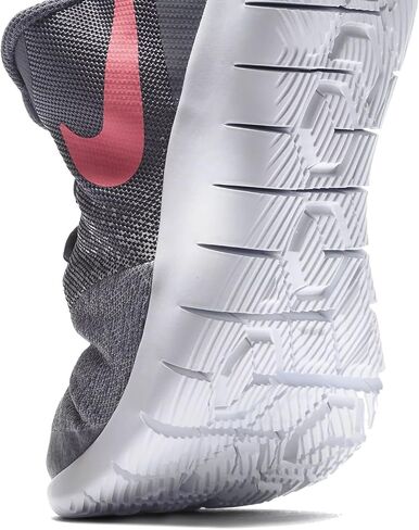 Nike Girl's Flex Contact (GS) Running Shoe Light Carbon/Sunset Pulse Size 6 M US in Saudi Arabia