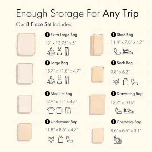 Carrywell Compression Packing Cubes For Suitcases, Carry On and Backpacks, Lightweight Space Saver and Washable Travel Organizer Cubes, Expandable Luggage Bags, Not Made In China (6pc, Baby Pink) in Saudi Arabia