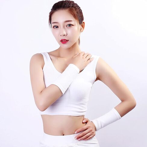 YUPPIE TONE Cashmere Wrist Warmer Unisex Winter Wrist Sleeve Support Arm protector Invisible Cuffs in Kuwait